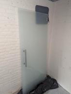 Glazen deur mat glas, Ophalen, Zo goed als nieuw, Glas