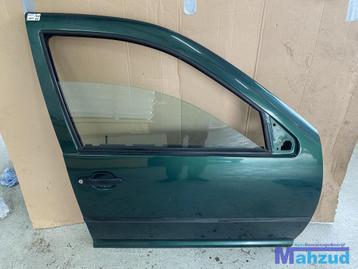 VW GOLF 4 Groen LC6M Rechts voor deur portier 1997-2003 beschikbaar voor biedingen