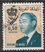 Marokko 1982 - Yvert 912 - Koning Hassan II - 50 c (ST), Timbres & Monnaies, Timbres | Afrique, Maroc, Affranchi, Envoi