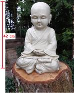 Boeddha. Beeld monnik. Shaolin. Hoogte 42 cm. Tuin., Gebruikt, Ophalen of Verzenden