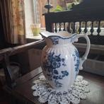 Antiek 6stuks Nimy porselein. Wit blauw bloemen ., Antiek en Kunst, Antiek | Vazen, Ophalen