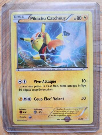 Pokémon Pikachu-worstelaar 30/30 Promo XY 2016 FR Holo beschikbaar voor biedingen