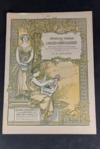 Oud decoratief muziekblad jaren 1900, Verzamelen, Ophalen of Verzenden, Zo goed als nieuw