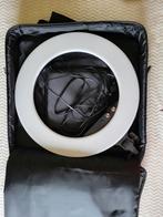 (Visagie) Ringlamp met accessoires en opberg/draagtas, Ophalen, Zo goed als nieuw