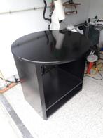 zware houten bartafel diameter 90, Ophalen, Zo goed als nieuw