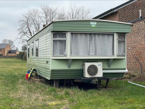 Stacaravan met airco en 2 slaapkamers 10x3m, Caravans en Kamperen, Stacaravans, tot en met 4, Ophalen