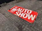 Groot Chrysler Auto Show reclame banner, Verzamelen, Verzenden, Gebruikt, Reclamebord