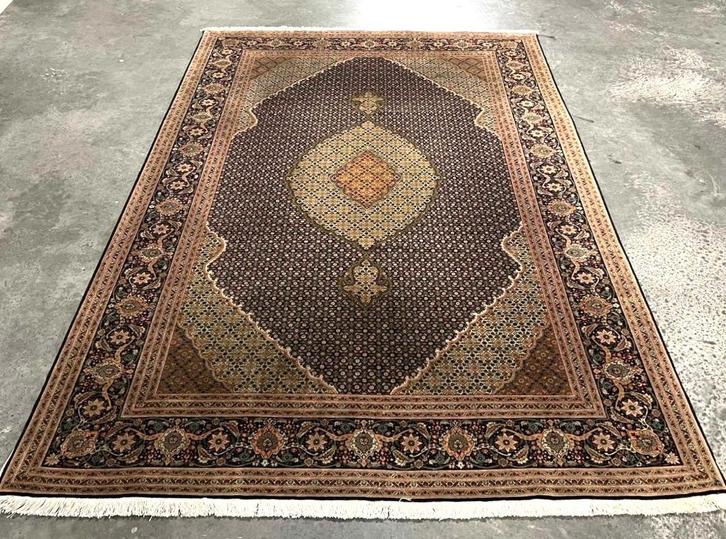 Perzisch/Iraanse (Tabriz) tapijt- 3mx2m- 60 Raj- wol & zijde, Antiek en Kunst, Antiek | Tapijten, Tafelkleden en Textiel, Ophalen of Verzenden
