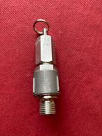 Veiligheidsklep in RVS 1/4 op 3/8 Inch afgesteld op 5.2 bar, Ophalen of Verzenden, Gebruikt