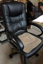 Lederen bureaustoel, Ophalen, Gebruikt, Bureaustoel