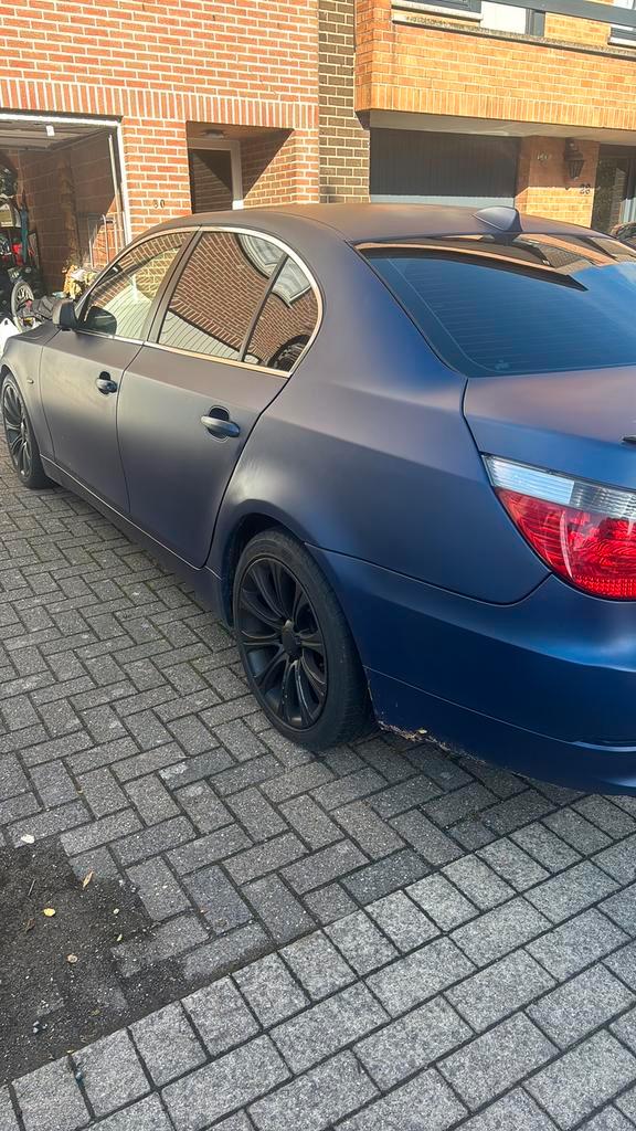 Bmw 520i, Auto's, BMW, Particulier, Airconditioning, Benzine, Euro 4, Berline, 5 deurs, Automaat, Blauw, Bruin, Leder, Ophalen