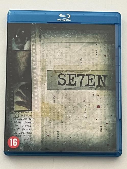 SE7EN - Blu-ray (Brad Pitt / Morgan Freeman), Cd's en Dvd's, Blu-ray, Gebruikt, Thrillers en Misdaad, Ophalen of Verzenden