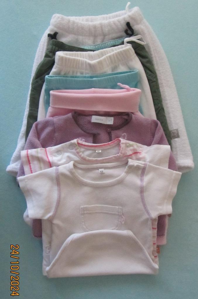 Bundel meisjeskledij / baby - Maat 62 / 8 stuks, Kinderen en Baby's, Babykleding | Baby-kledingpakketten, Gebruikt, Maat 62, Ophalen of Verzenden