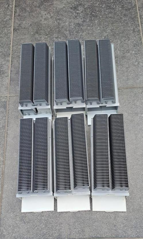 Zes dozen met daarin twee dia laders voor 50 dia's., Audio, Tv en Foto, Diaprojectoren, Zo goed als nieuw, Ophalen