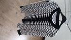 dames bloes wit /zwart maat l, Kleding | Dames, Ophalen, Zo goed als nieuw, Maat 42/44 (L), Wit