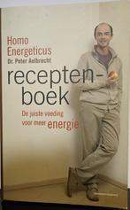 receptenboek, Livres, Santé, Diététique & Alimentation, Comme neuf, Régime et Alimentation, Peter Aelbrecht, Enlèvement