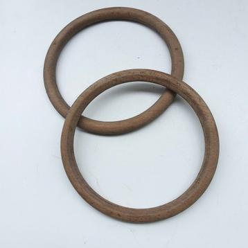2 houten DIY handtasgrepen  beschikbaar voor biedingen