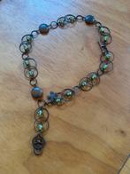 Vintage halsketting en armband, Handtassen en Accessoires, Kettingen, Ophalen, Gebruikt