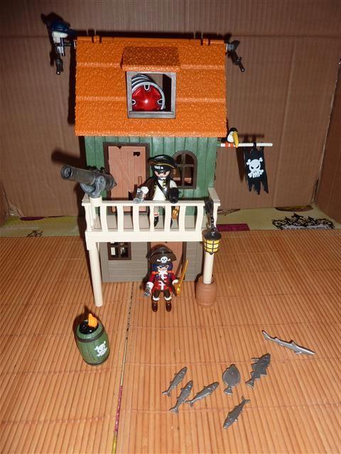 Piratenhuis piratenhuisje piraten special 4 Ruby Red 4796, Kinderen en Baby's, Speelgoed | Playmobil, Zo goed als nieuw, Complete set