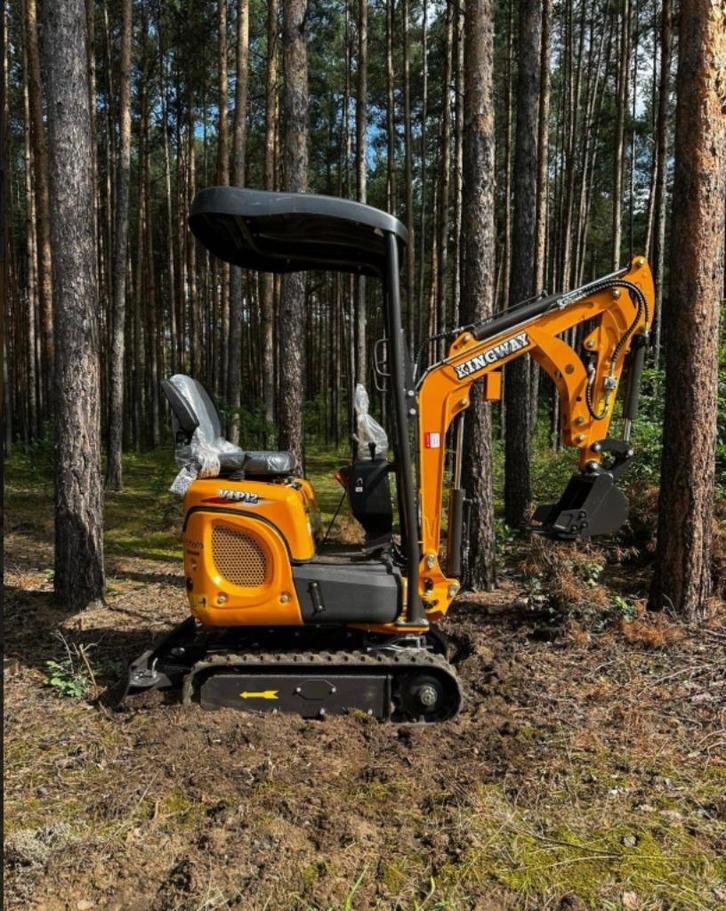 Mini-pelle VIP12 garantie + 3 godets + pouce hyd. GRATUIT, Articles professionnels, Machines & Construction | Grues & Excavatrices