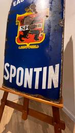 Assiette émaillée Spontin., Collections, Enlèvement, Utilisé, Panneau publicitaire