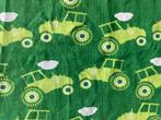 Groen tricot met tractor print, Overige materialen, Ophalen of Verzenden, Zo goed als nieuw, 30 tot 120 cm