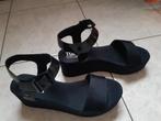 Sandales noires ouvertes "Tommy  Jeans", Zwart, Zo goed als nieuw, Tommy Jeans, Sandalen of Muiltjes