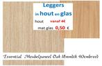 Houten planken en glazen leggers vanaf 4€, Doe-het-zelf en Bouw, Hout en Planken, Ophalen, Gebruikt
