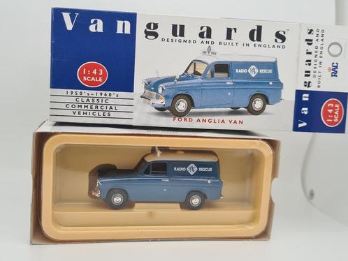Fourgonnette Ford Anglia - Radio Rescue - Vanguards 1:43, Hobby & Loisirs créatifs, Voitures miniatures | 1:43, Comme neuf, Voiture