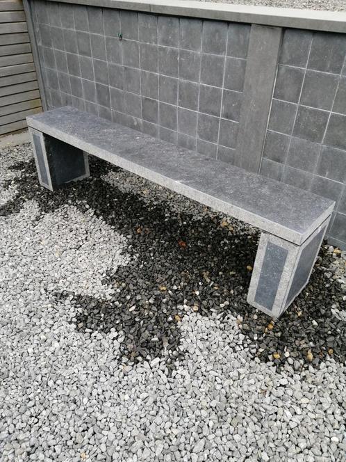 Bancs en pierre bleue belge, Tuin en Terras, Tuinbanken, Zo goed als nieuw, Ophalen