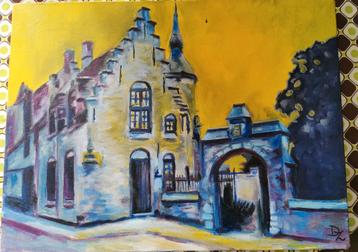 Schilderij Zoete Danielle, Antiek en Kunst, Kunst | Schilderijen | Klassiek, Ophalen of Verzenden