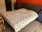 Tweepersoonsbed (200 x 180), incl 2 matrassen, Huis en Inrichting, Slaapkamer | Bedden, Ophalen, Gebruikt, Tweepersoons, 180 cm