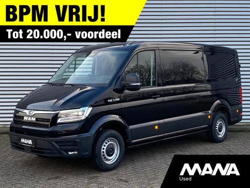 MAN TGE 35 2.0 3.180 180PK L3H2 Automaat Led Trekhaak Sensor, Auto's, Bestelwagens en Lichte vracht, Bedrijf, Te koop, ABS, Airconditioning