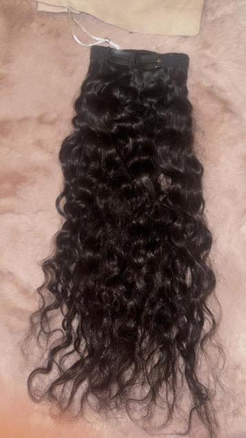 New curly clip-in extensions real hair beschikbaar voor biedingen