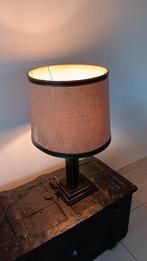 Vintage tafellamp  Jaques adnet 1970, Ophalen, Stof