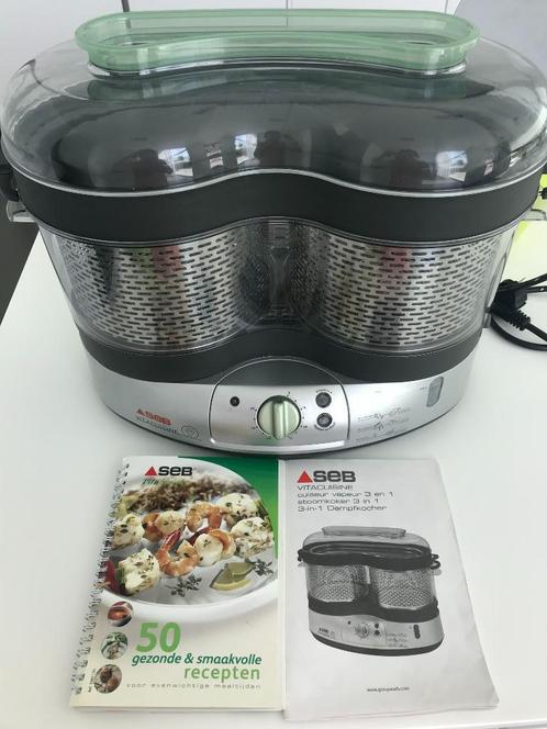 VitaCuisine 3 in 1 Stoomkoker, in perfecte staat + handleidi, Elektronische apparatuur, Slowcookers, Zo goed als nieuw, Timer