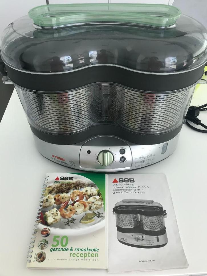 VitaCuisine 3 in 1 Stoomkoker, in perfecte staat + handleidi, Elektronische apparatuur, Slowcookers, Zo goed als nieuw, Timer