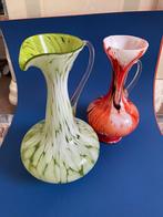 Carafe vase ancien opaline verre Florence, Antiquités & Art, Enlèvement ou Envoi