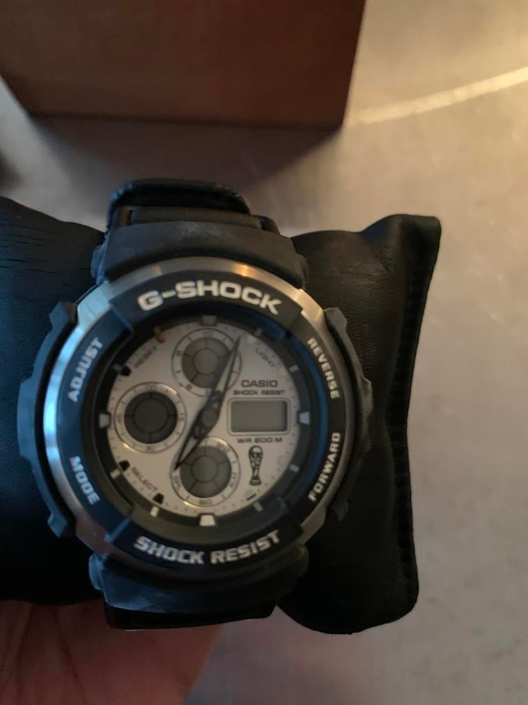 Casio G shock WM 2006 Beckenbauer, Bijoux, Sacs & Beauté, Montres | Hommes, Comme neuf, Casio, Enlèvement ou Envoi