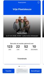 Bankzitters 4 tickets, Tickets en Kaartjes, Drie personen of meer, Maart