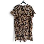 Emery rose panter print zomer jurk L, Bruin, Verzenden, Maat 42/44 (L), Nieuw