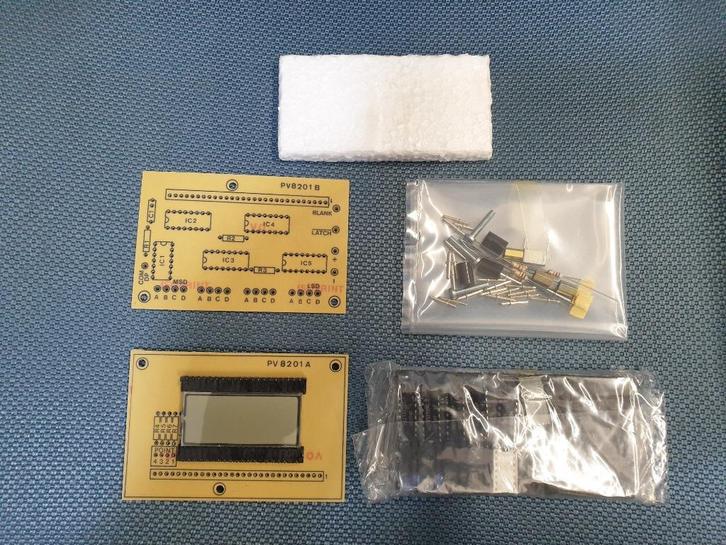 jw1216: polykit EV8201 : 4 digit LCD met BCD sturing., Hobby & Loisirs créatifs, Composants électroniques, Neuf, Enlèvement ou Envoi