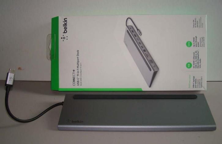 CONNECTEUR DE PERIPHERIQUE DOCK BELKIN, Computers en Software, Dockingstations, Zo goed als nieuw, Docking station, Ophalen