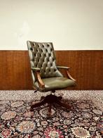 Luxe Klassiek Engels Chesterfield Bureaustoel, Antiek en Kunst, Antiek | Kantoor en Zakelijk, Ophalen of Verzenden