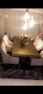 Eettafel met luxe stoelen, Huis en Inrichting, Gebruikt, Ophalen of Verzenden
