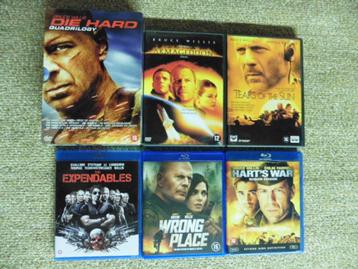 Bruce Willis Colllectie (33 dvd /3 bluray/1 cd/T-Shirt), Enlèvement ou Envoi, Comme neuf