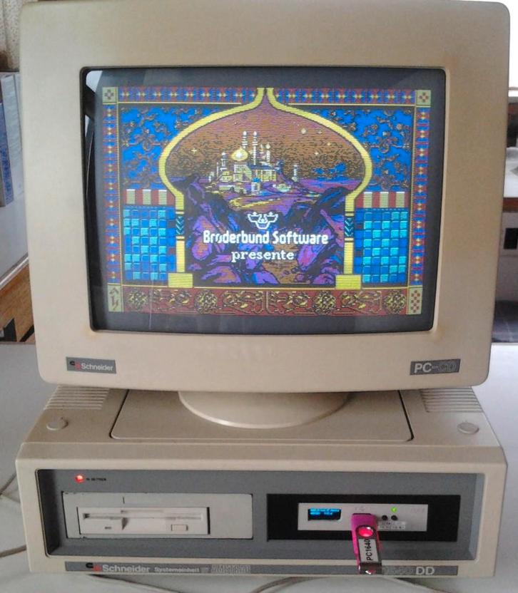 Vintage Amstrad PC1640 met Gotek, Computers en Software, Vintage Computers, Ophalen