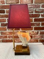 PRACHTIGE VINTAGE DESIGNLAMP MET ECHT KORAAL - CORAL N1, Verzamelen, Ophalen of Verzenden, Fossiel