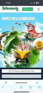 Tickets bellewaerde a vendre, Tickets en Kaartjes, Twee personen