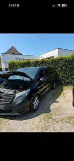 V220d ongevalwagen, Auto's, Mercedes-Benz, Automaat, Zwart, Leder, Diesel